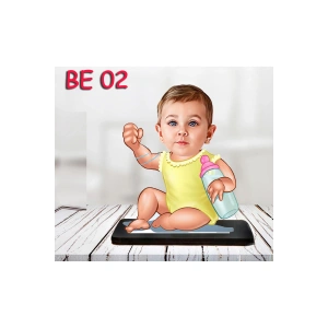 Kişiye Özel Ahşap Biblo - Bebek Karikatür Biblo - Bebek Biblo 2