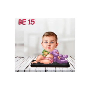 Kişiye Özel Ahşap Biblo - Bebek Karikatür Biblo - Bebek Biblo 15