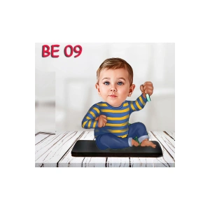 Kişiye Özel Ahşap Biblo - Bebek Karikatür Biblo - Bebek Biblo 9