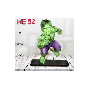 Kişiye Özel Ahşap Biblo - Erkek Çocuk Karikatür Biblo - Kahraman 15