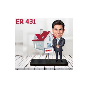 Kişiye Özel Ahşap Biblo - Erkek Meslek Karikatür Biblo 71