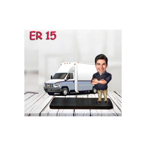 Kişiye Özel Ahşap Biblo - Araç Kullanan Erkek Karikatür Biblo 15