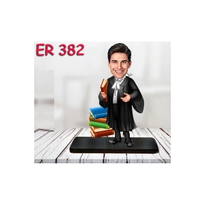 Kişiye Özel Ahşap Biblo - Erkek Meslek Karikatür Biblo 22