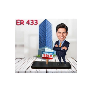 Kişiye Özel Ahşap Biblo - Erkek Meslek Karikatür Biblo 73