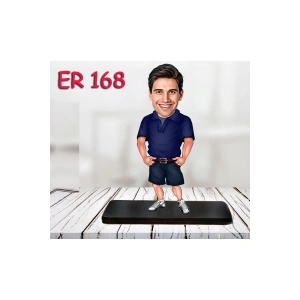 Kişiye Özel Ahşap Biblo - Erkek Karikatür Biblo - Erkek Biblo 33