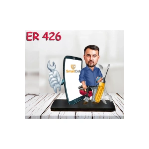 Kişiye Özel Ahşap Biblo - Erkek Meslek Karikatür Biblo 66