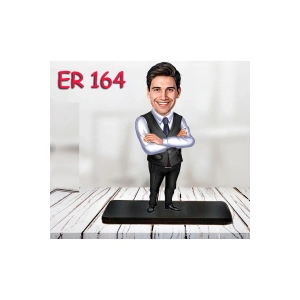 Kişiye Özel Ahşap Biblo - Erkek Karikatür Biblo - Erkek Biblo 29