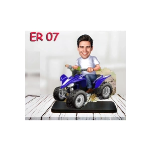 Kişiye Özel Ahşap Biblo - Araç Kullanan Erkek Karikatür Biblo 7