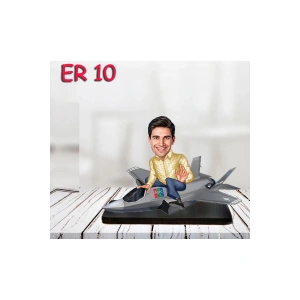 Kişiye Özel Ahşap Biblo - Araç Kullanan Erkek Karikatür Biblo 10