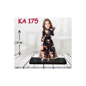Kişiye Özel Ahşap Biblo - Kadın Karikatür Biblo - Kadın Biblo 38