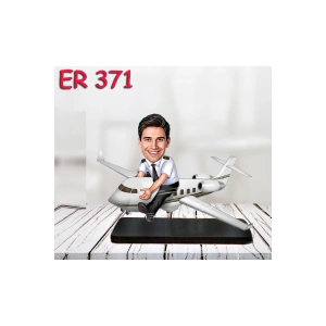 Kişiye Özel Ahşap Biblo - Erkek Meslek Karikatür Biblo 11