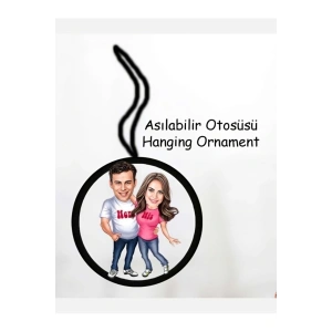 Kişiye Özel Oto Süsü - Kişiye Özel Dikiz Aynası Süsü - Karikatür Oto Süsü