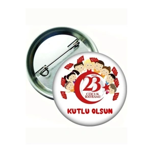 23 Nisan Rozeti - 23 Nisan Öğrenci Rozeti ( 20 Adet )