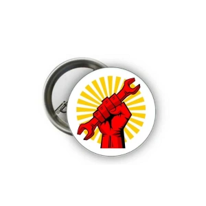 1 Mayıs Rozeti - İşçi Bayramı Rozetleri ( 20 Adet )