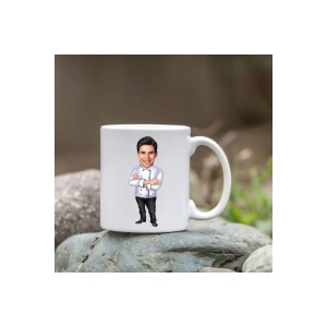 Kişiye Özel Bardak - Karikatür Bardak - Erkek Aşçı Bardak