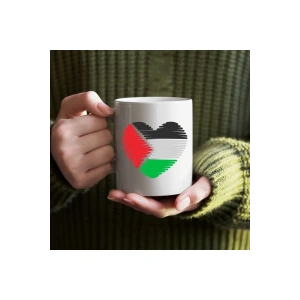 Filistin Bayraklı Bardak - Filistin Bardağı