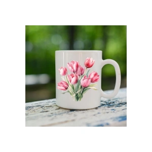 Lale Model Bardak - Laleli Bardak