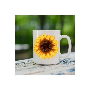 Ayçiçeği Model Bardak - Ayçiçekli Bardak