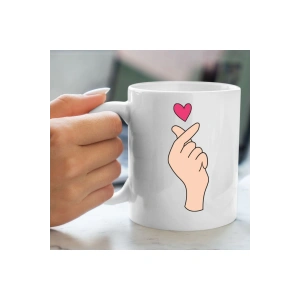 Sevgililer Günü Bardağı - Kalpli Bardak