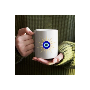 Nazar Model Bardak - Nazar Boncuklu Bardak