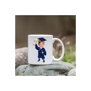 Kişiye Özel Bardak - Karikatür Bardak - Mezun Öğrenci Bardağı