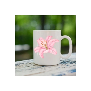 Lilyum Çiçeği Model Bardak - Lilyum Çiçeği Bardağı