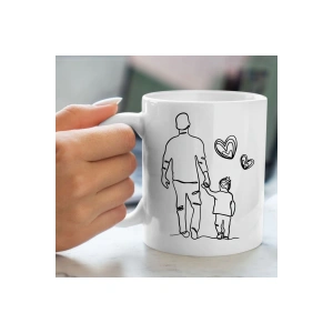 Babalar Gününe Özel Bardak - Baba Bardağı - Babaya Bardak