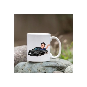 Kişiye Özel Bardak - Karikatür Bardak - Erkek için Bardak