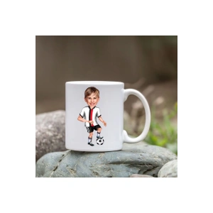 Kişiye Özel Bardak - Karikatür Bardak - Siyah Beyaz Bardak