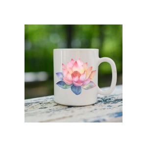 Nilüfer Çiçeği Model Bardak - Nilüfer Çiçeği Bardağı