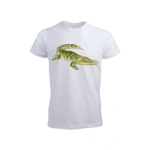 Timsah Baskılı Tişört