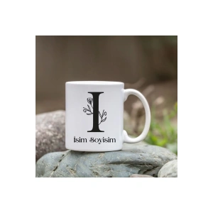 Kişiye Özel I Harfi Bardak - İsim Yazılı Bardak - İsimli Bardak