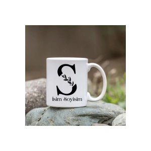 Kişiye Özel S Harfi Bardak - İsim Yazılı Bardak - İsimli Bardak