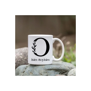 Kişiye Özel O Harfi Bardak - İsim Yazılı Bardak - İsimli Bardak