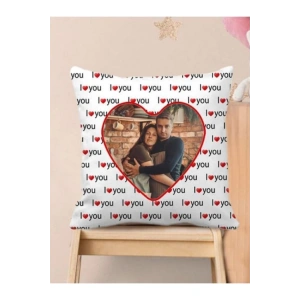 Kişiye Özel Yastık Kılıfı - Resimli Yastık Kılıfı - I Love You Yastık Kılıfı