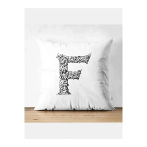 F Harfi Kırlent Kılıfı - F Harfli Yastık Kılıfı