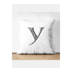 Y Harfi Kırlent Kılıfı - Y Harfli Yastık Kılıfı