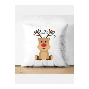 Noel Kırlent Kılıfı - Yılbaşı Yastık Kılıfı