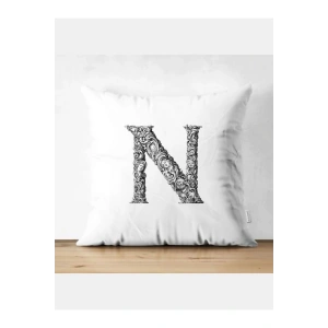 N Harfi Kırlent Kılıfı - N Harfli Yastık Kılıfı