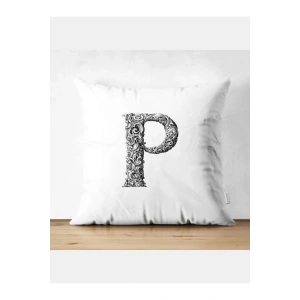 P Harfi Kırlent Kılıfı - P Harfli Yastık Kılıfı