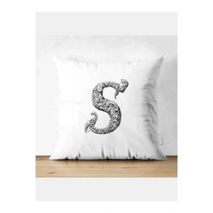 S Harfi Kırlent Kılıfı - S Harfli Yastık Kılıfı