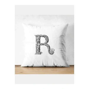 R Harfi Kırlent Kılıfı - R Harfli Yastık Kılıfı