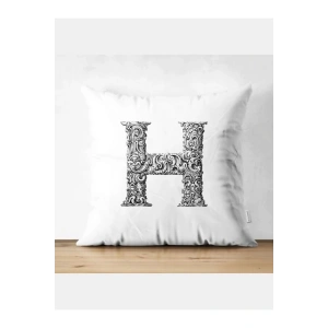 H Harfi Kırlent Kılıfı - H Harfli Yastık Kılıfı