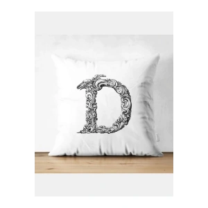 D Harfi Kırlent Kılıfı - D Harfli Yastık Kılıfı