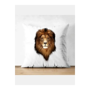 Aslan Model Kırlent Kılıfı - Aslanlı Yastık Kılıfı