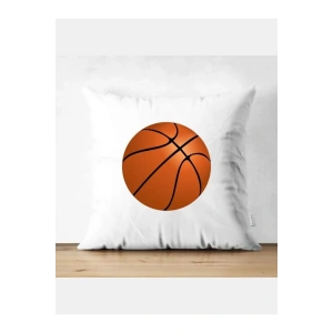Basketbol Toplu Kırlent Kılıfı - Basketçi Yastık Kılıfı