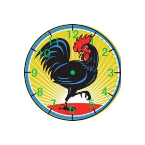 Horoz Model Duvar Saati - Hororzlu Saat