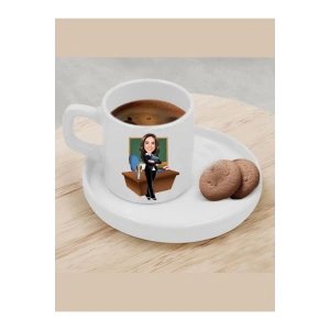Kişiye Özel Türk Kahvesi Fincanı Öğretmen Fincanı