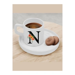 Türk Kahvesi Fincanı N Harfi Fincan