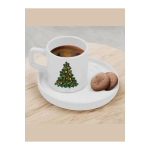 Türk Kahvesi Fincanı Çam Ağaçlı Fincan